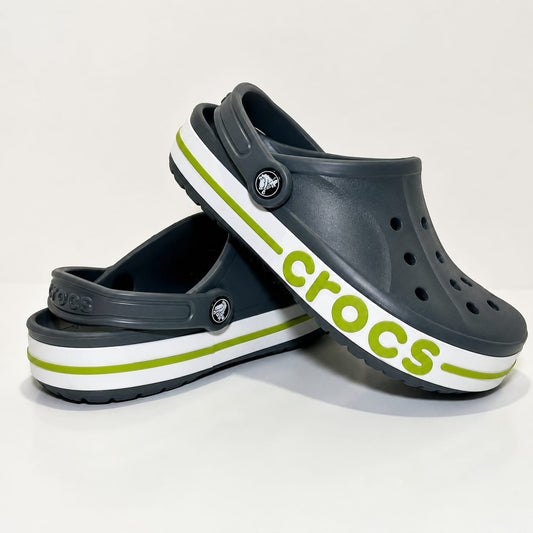 Crocs Bayaband Clog – Charcoal/Volt Green